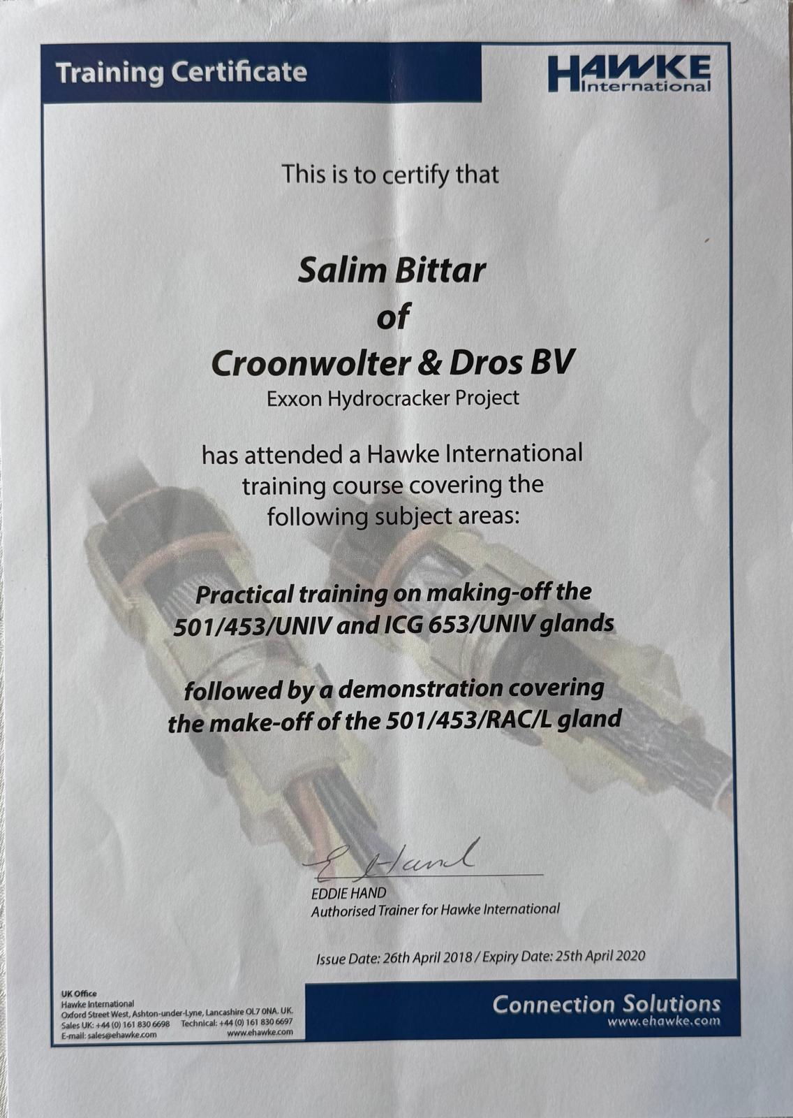 Certificate 5