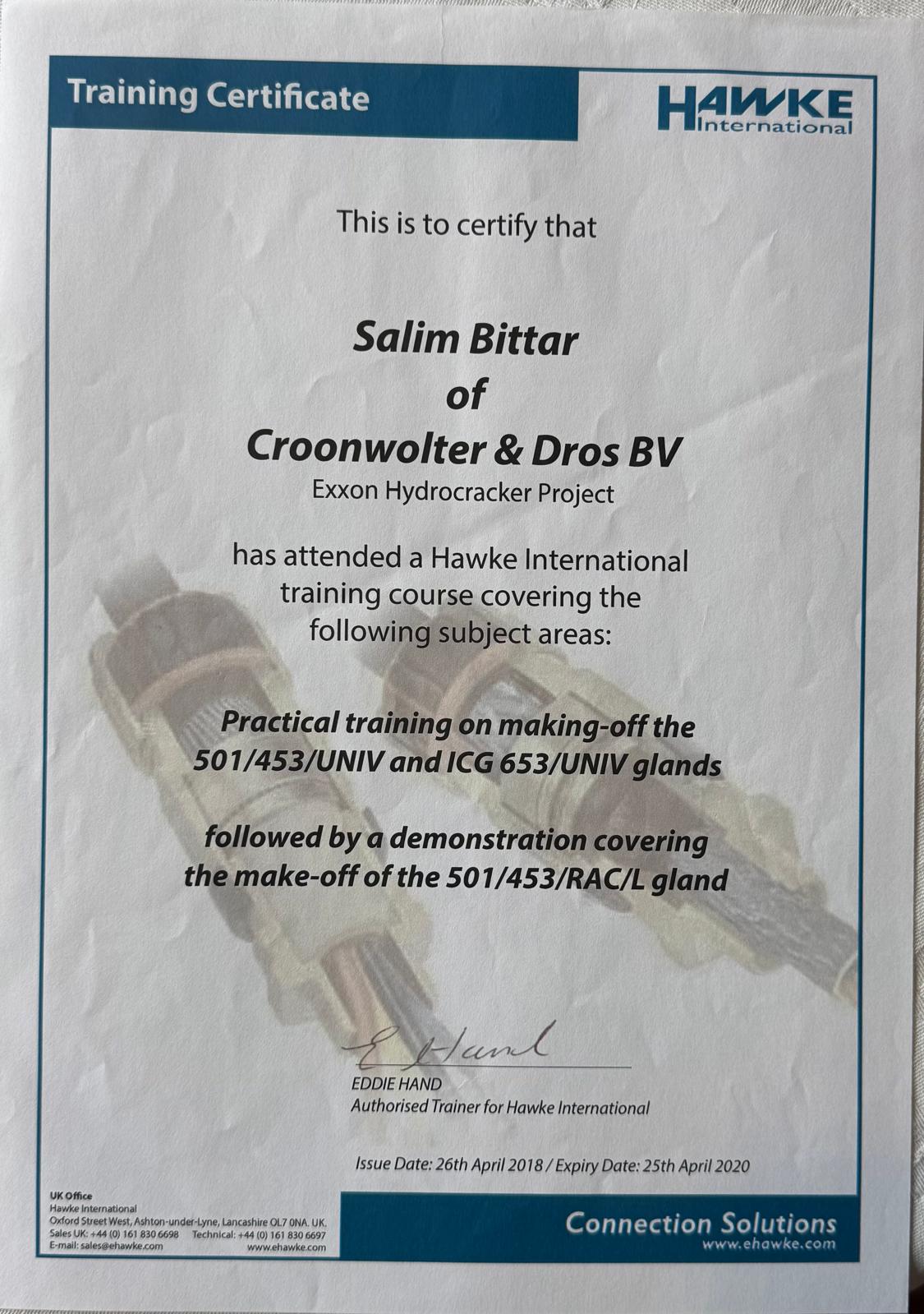 Certificate 6