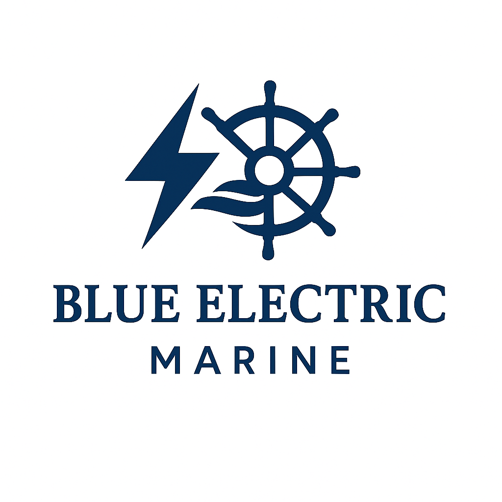 Blue Electric Marine Logo